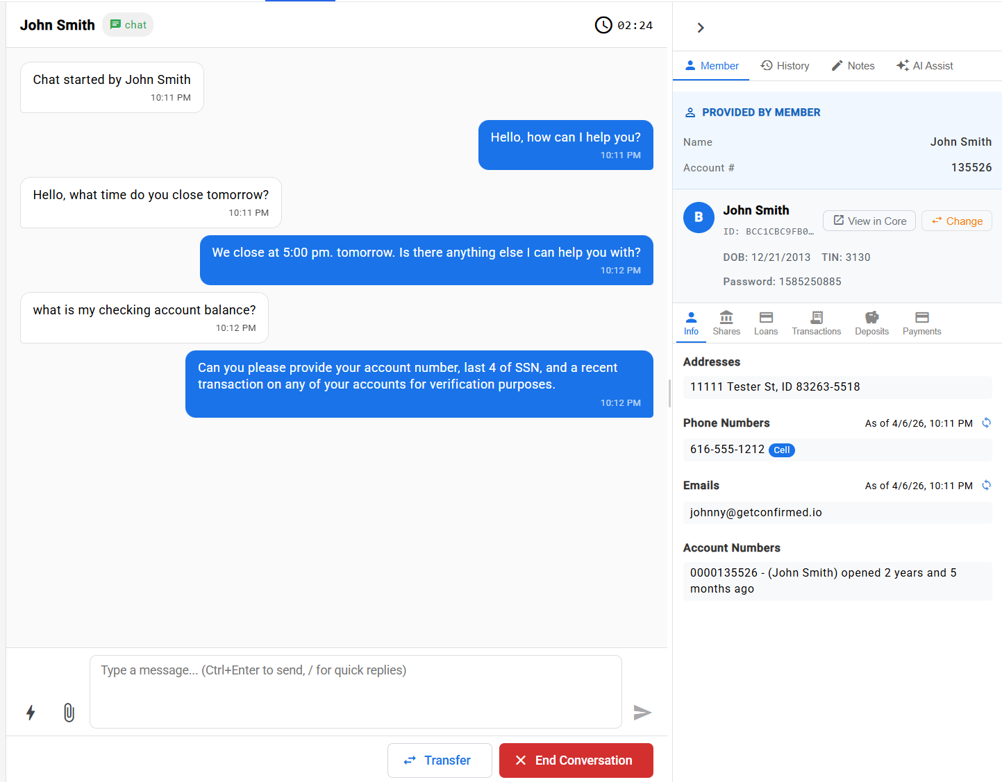 Live Web Chat