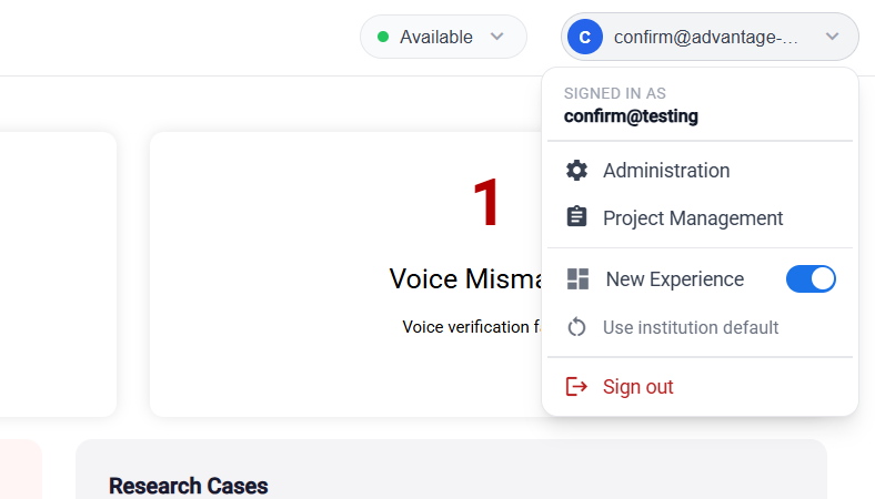 Turn on the Agent Console with the New Experience toggle